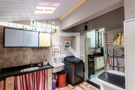 Área gourmet de casa de condomínio à venda com 3 quartos, 97m² em Vila Metalúrgica, Santo André