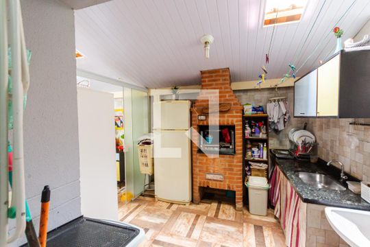 Área gourmet de casa de condomínio à venda com 3 quartos, 97m² em Vila Metalúrgica, Santo André