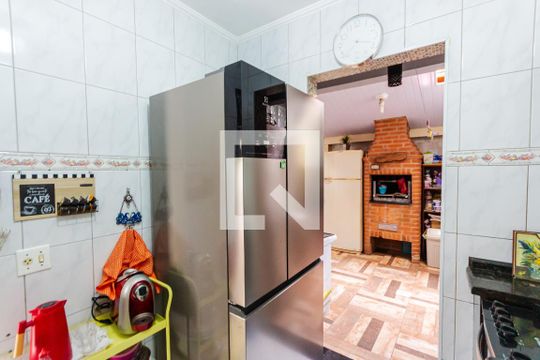 Cozinha de casa de condomínio à venda com 3 quartos, 97m² em Vila Metalúrgica, Santo André