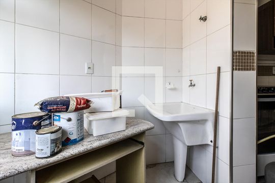 Área de serviço de apartamento à venda com 3 quartos, 98m² em Parque Fongaro, São Paulo