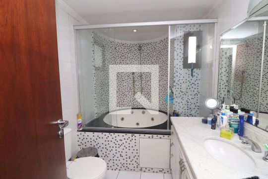 Banheiro da Suíte de apartamento à venda com 3 quartos, 175m² em Vila Gomes Cardim, São Paulo