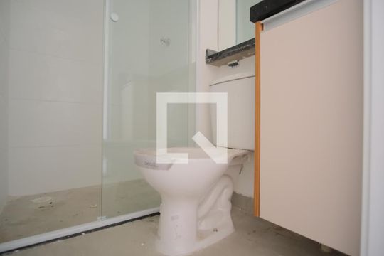 Banheiro de apartamento para alugar com 1 quarto, 30m² em Cidade Mãe do Céu, São Paulo