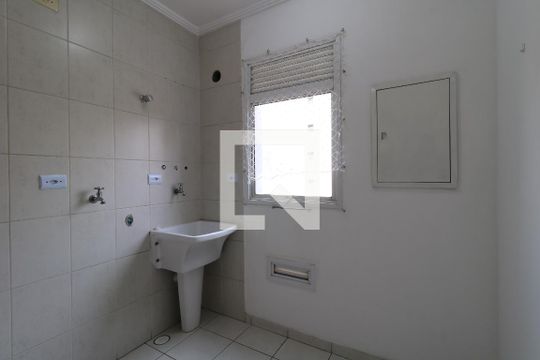 Área de Serviço de apartamento à venda com 1 quarto, 56m² em Jardim, Santo André