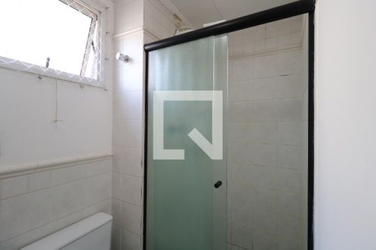 Banheiro de apartamento à venda com 1 quarto, 56m² em Jardim, Santo André