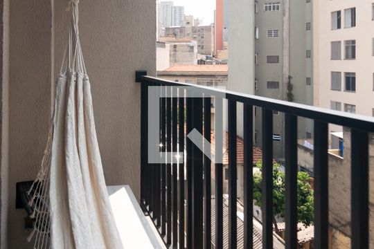 varanda do Studio  de kitnet/studio à venda com 1 quarto, 20m² em Bela Vista, São Paulo