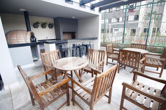 Área comum - Churrasqueira de apartamento para alugar com 2 quartos, 36m² em Umarizal, São Paulo