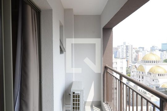 Varanda de kitnet/studio à venda com 1 quarto, 24m² em Paraíso, São Paulo