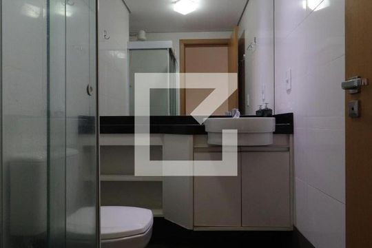 Banheiro da Suíte de kitnet/studio para alugar com 1 quarto, 34m² em Jardim Sao Luiz, Ribeirão Preto