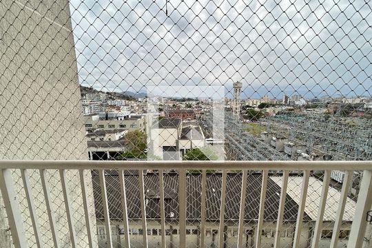 Varanda da sala de apartamento para alugar com 2 quartos, 55m² em Cascadura, Rio de Janeiro
