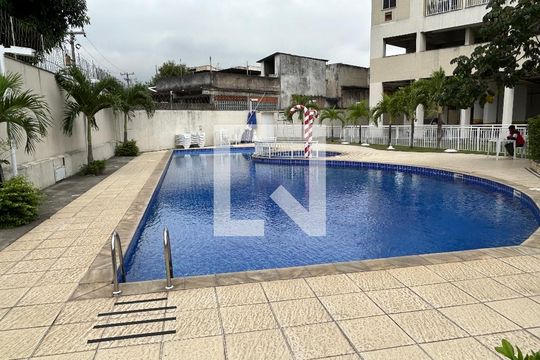 Área comum - Piscina de apartamento para alugar com 2 quartos, 55m² em Cascadura, Rio de Janeiro
