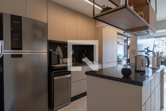 Cozinha de apartamento à venda com 3 quartos, 73m² em Consolação, São Paulo