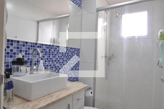 Banheiro Social de apartamento à venda com 2 quartos, 51m² em Vila Guilherme, São Paulo
