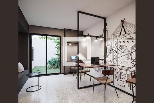 Coworking de apartamento à venda com 1 quarto, 28m² em Perdizes, São Paulo