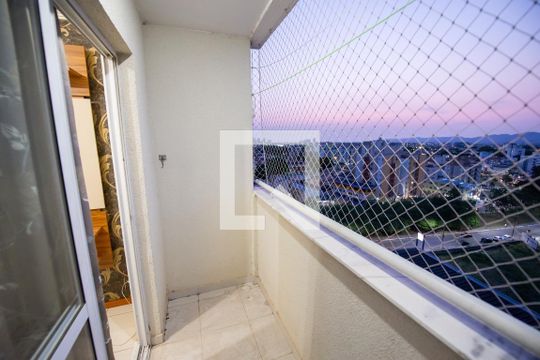 Varanda da Sala de apartamento para alugar com 2 quartos, 58m² em Areão, Taubaté