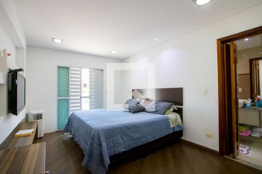 Quarto 1 - Suíte de casa à venda com 3 quartos, 172m² em Jardim Jamaica, Santo André