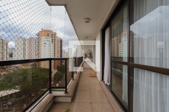 Varanda da sala de apartamento para alugar com 3 quartos, 235m² em Santana, São Paulo