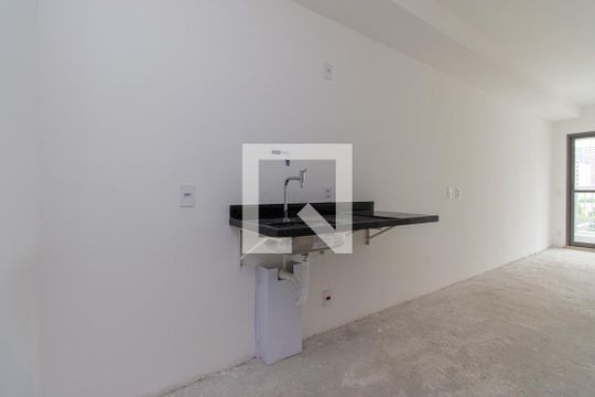 Cozinha de apartamento à venda com 1 quarto, 34m² em Vila Dom Pedro I, São Paulo