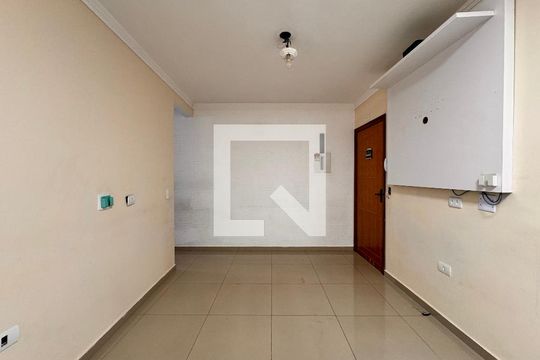 Sala de apartamento à venda com 2 quartos, 58m² em Vila Aquilino, Santo André