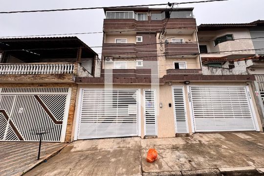 Fachada + plaquinha de apartamento à venda com 2 quartos, 58m² em Vila Aquilino, Santo André