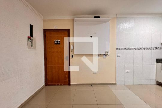 Sala de apartamento à venda com 2 quartos, 58m² em Vila Aquilino, Santo André