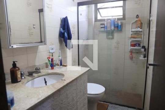 Banheiro Social de apartamento à venda com 3 quartos, 99m² em Bosque da Saúde, São Paulo