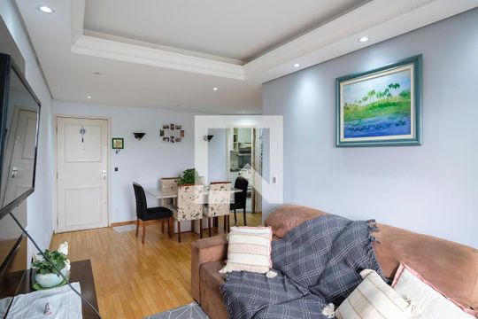 Sala de apartamento para alugar com 3 quartos, 89m² em Rudge Ramos, São Bernardo do Campo