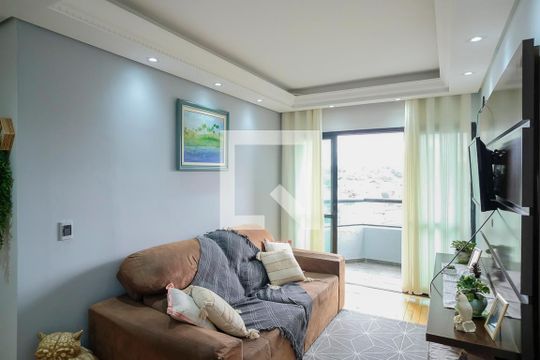 Sala de apartamento para alugar com 3 quartos, 89m² em Rudge Ramos, São Bernardo do Campo