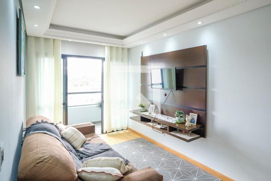 Sala de apartamento para alugar com 3 quartos, 89m² em Rudge Ramos, São Bernardo do Campo