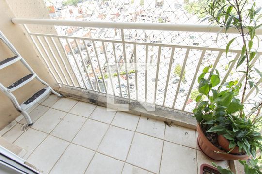 Varanda da Sala de apartamento à venda com 2 quartos, 49m² em Itaquera, São Paulo