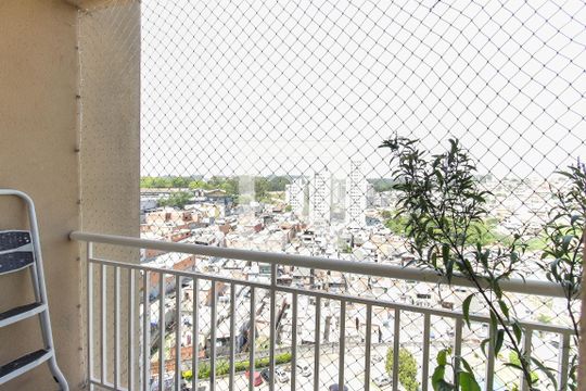 Varanda da Sala de apartamento à venda com 2 quartos, 49m² em Itaquera, São Paulo