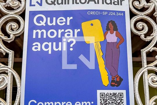 Placa Banner Instalada na Fachada de casa à venda com 2 quartos, 204m² em Vila Alto de Santo André, Santo André