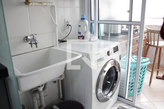 Área de Serviço de apartamento à venda com 3 quartos, 75m² em Belenzinho, São Paulo
