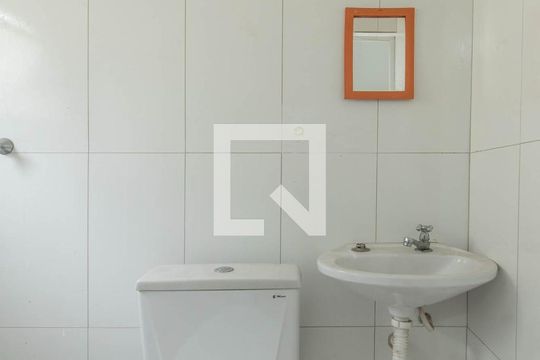 Banheiro da Suíte de apartamento à venda com 1 quarto, 50m² em Cursino, São Paulo