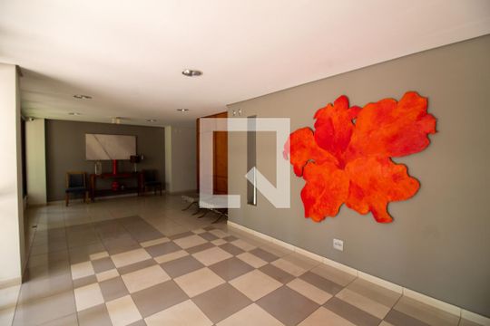 Hall Social de apartamento para alugar com 1 quarto, 37m² em Cidade Monções, São Paulo