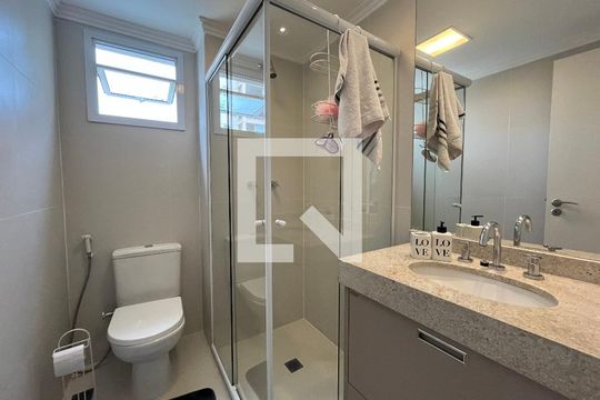 Banheiro da Suíte de apartamento à venda com 3 quartos, 105m² em Vila Santa Catarina, São Paulo