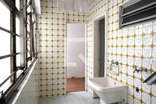Área de Serviço de apartamento para alugar com 3 quartos, 101m² em Pinheiros, São Paulo