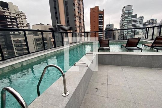 Área comum de apartamento à venda com 1 quarto, 23m² em Pinheiros, São Paulo