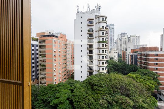 Vista de apartamento à venda com 1 quarto, 20m² em Moema, São Paulo