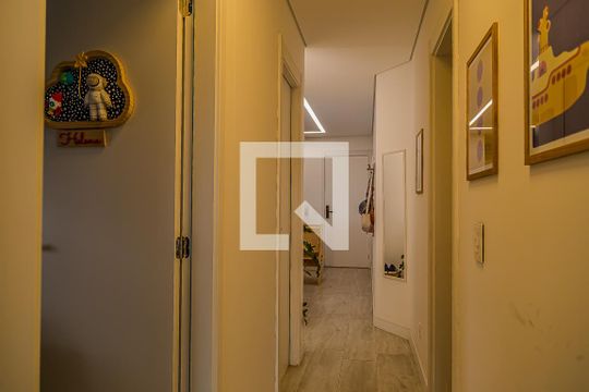 Corredor de apartamento para alugar com 2 quartos, 120m² em Vila Mascote, São Paulo