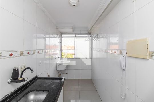 Cozinha de apartamento à venda com 2 quartos, 49m² em Jardim Sao Nicolau, São Paulo