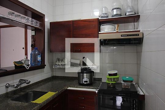 Cozinha de apartamento à venda com 1 quarto, 50m² em Centro, São Bernardo do Campo