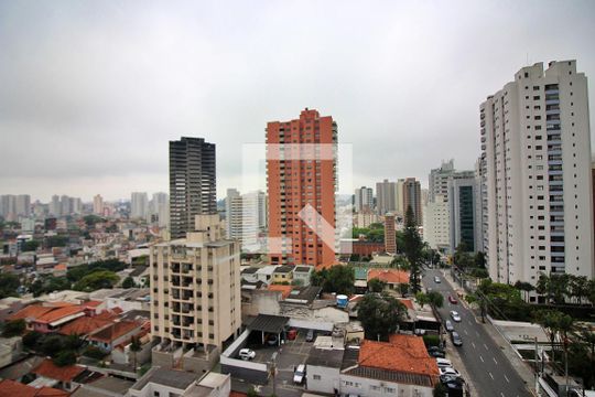 Sala Sacada Vista de apartamento à venda com 1 quarto, 50m² em Centro, São Bernardo do Campo