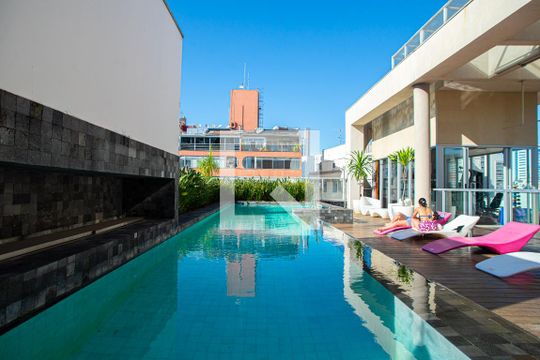 Área comum - Piscina de kitnet/studio à venda com 1 quarto, 22m² em Consolação, São Paulo