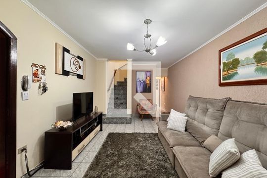 Sala de casa à venda com 3 quartos, 267m² em Parque Gerassi, Santo André