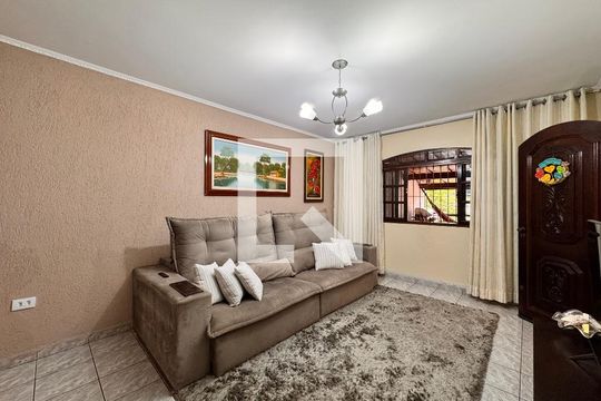 Sala de casa à venda com 3 quartos, 267m² em Parque Gerassi, Santo André