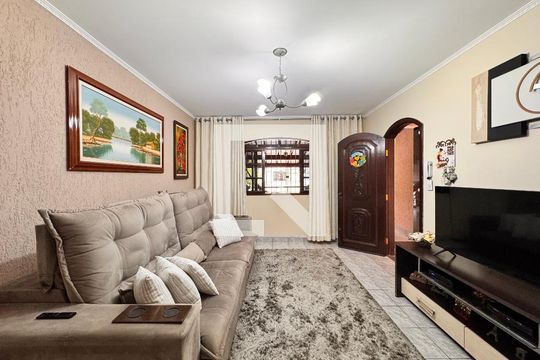 Sala de casa à venda com 3 quartos, 267m² em Parque Gerassi, Santo André