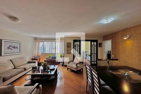 Sala de apartamento à venda com 3 quartos, 138m² em Campo Belo, São Paulo