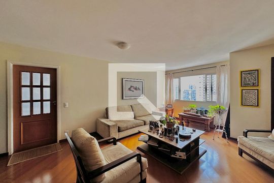 Sala de apartamento à venda com 3 quartos, 138m² em Campo Belo, São Paulo