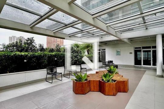 Área comum de kitnet/studio para alugar com 0 quarto, 35m² em Jardim Aeroporto, São Paulo