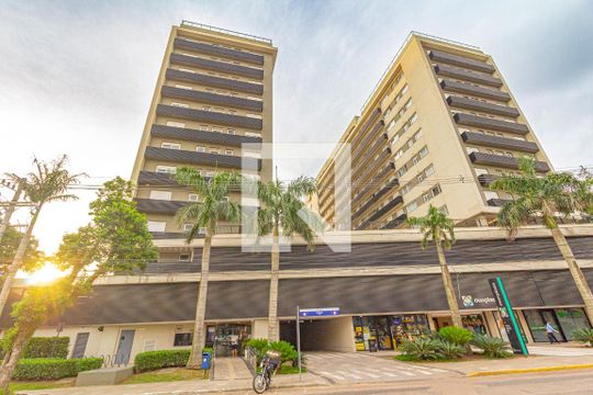 Fachada de kitnet/studio à venda com 1 quarto, 40m² em Marechal Rondon, Canoas